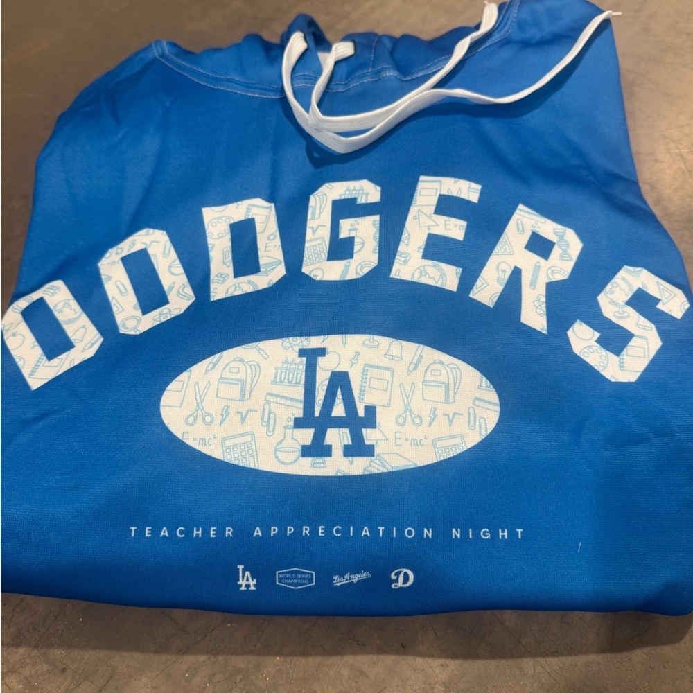 Blue Dodgers “TEACHER’S LIMITED EDITION ”Hoodie- collectable, unique,fun,rare⚾️🧢